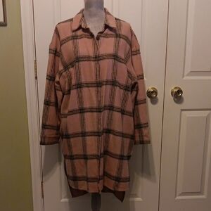 Wild Fable Pink Plaid Jacket